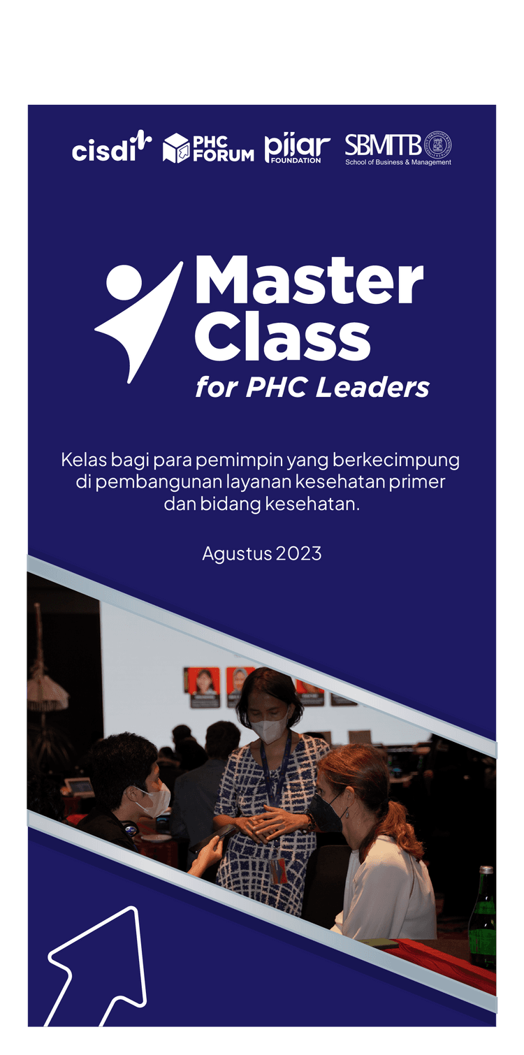 Masterclass for PHC Leaders banner mobile